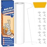 Kratzfolie Katzen Selbstklebend, Kratzschutz Sofa Katze, Verschleißfest...