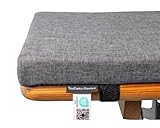 TexDeko® Ecolen Bierbankauflage gepolstert 220x25x4 cm XL für Bierzeltgarnitur...