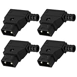 VGOL 4 Stück 4,2 Mm D-Tap-Stecker Dtap-Stecker Kompatibel mit V-Mount...