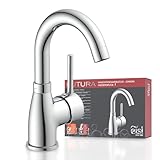 EISL Waschtischarmatur FUTURA Niederdruck, energiesparende Waschbeckenarmatur,...