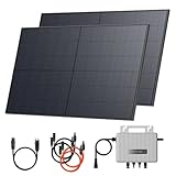 Solarway® 1000Wp / 800W Balkonkraftwerk komplett Steckdose - neuester EcoFlow...