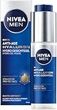 NIVEA MEN Anti-Age Hyaluron Hydro Gesichtsgel, erfrischende Gesichtspflege mit...