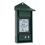 Digitales Max-Min-Thermometer – Überwachen Sie Max- und Min-Temperaturen mit...