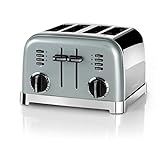 Cuisinart 4-Schlitz Toaster mit 6 Bräunungsstufen und Auftau-, Aufwärm- und...