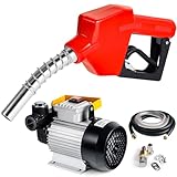 Wiltec Heizöl- und Dieselpumpe 230V/550W 60l/min selbstansaugend Pumpe mit...