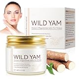Tkekruh Wild Yam Cream 60g, Women's Organic Wild Yam Root Cream, Wild Yamswurzel Creme, Firming Anti Wrinkle Cream, Replenishing Moisturizer, for Skin Protection and Rejuvenation