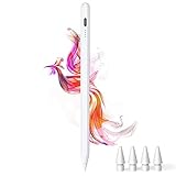 Stylus Pen für iPad 9&10 - USB-C Schnellladung Magnetisch Apple iPad Stift mit Palm Rejection iPad Pen Kompatibel mit（2018-2023） iPad 6/7/8/9/10，iPad Air 3/4/5，iPad Mini 5/6, iPad Pro 11'/12.9'（Weiß）