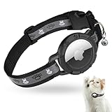 AirTag Katzenhalsband, Reflektierend Air Tag Katzenhalsband, GPS Katzenhalsband...