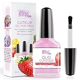 Nagelöl und Nagelhautöl 12 ml – mit Erdbeerduft – Intensive...