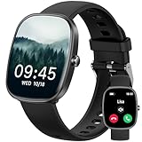 Smartwatch Damen Herren, 1.83” HD Fitness Tracker mit Telefonfunktion,...