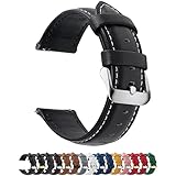 Fullmosa 12 Farben Uhrenarmband 14/16/18/19/20/22/24mm, Smart watch Lederarmband...