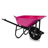 BAMATO elektrische Schubkarre MTR-155 | Pink Edition | 150kg Traglast |...