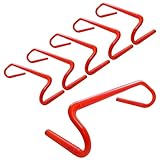 6 x Agility-Hürden für Geschwindigkeitstraining, 15,2 cm hoch, abnehmbar,...