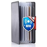 Festland DESIGN® Kartenetui Kreditkartenetu mit RFID-Schutz für 8 Karten -...