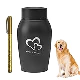 Urne Hund Tierurnen für Hunde Katze Haustierurne Edelstahl mit Stift Katzenurne...