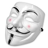 Boolavard 2023 Neue V für Rache Maske mit Eyeliner Narice Anonymous Guy Fawkes...