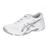 ASICS Damen Gel-Rocket 11 Sneaker, Weiss/REINSILBER, 40 EU