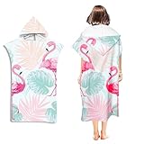 Badeponcho Damen, Microfiber Handtuch Poncho Erwachsene, Ultraleicht Surf Poncho...