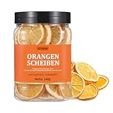 ULTHMOK Hochwertige Getrocknete Orangenscheiben - 140g, 100% Natürlich und Ohne...