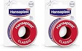 Hansaplast Fixierpflaster Classic (5 m x 2,5 cm), Tapeband zur einfachen und...