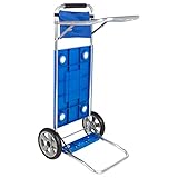 AKTIVE 62283 Faltbarer Strandwagen, 2-in-1 Tisch, Maße 50,5 x 45,5 x 104,5 cm,...