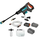Gardena Akku-Mitteldruckreiniger AquaClean 24/18V P4A Premium Set: Akku-Reiniger...