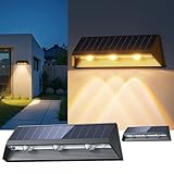 GEARLITE Solarlampen für Außen Garten, 1.7×Größe 3×Hellere Solar...