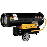 SIAL 100 kW Ölheizgebläse Y100A – Luftvolumen 3000 m³/h – Heizkanone –...