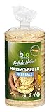 biozentrale Maiswaffeln Meersalz | 12 x 120 g Bio Maiswaffeln | vegan, gluten-...