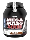 WEIDER Mega Mass 4000 Weight Gainer Shake zum Zunehmen, Schokolade, mit Protein,...