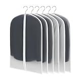 Kleidersack Anzug CNMTCCO Leichte Kleidersäcke 6 Stück Transparent 60x100 Cm...