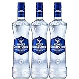 Wodka Gorbatschow (3x0,7l) Set 37,5% vol - Premium Vodka - Eiskalt, glasklar und...