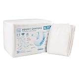 LittleForBig Erwachsenen Windeln 10 Stück - ABDry Weiße Windeln (X-Large...