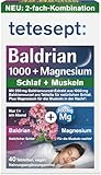 tetesept Baldrian 1000+ Magnesium – 1 × 40 Tabletten –...