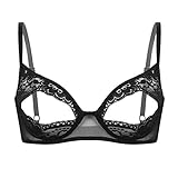 TiaoBug Damen sexy Dessous Erotik BH Bra Frauen Reizvolle Oberteil Reizwäsche...