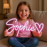 Neon Schild Personalisiert LED Leuchtschild Anpassbar Leuchtreklame für...
