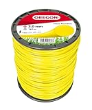 Oregon Gelber Mähfaden 3mm mit rundem Querschnitt, für Rasentrimmer und...