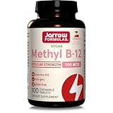 Jarrow Formulas, Methyl B12, 100 vegane Lutschtablettenn, 500mcg Vitamin B12 je...