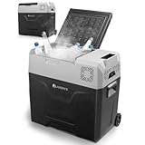Juskys Kompressor Kühlbox 50 Liter 12/24/230 V für Auto, LKW, Reisemobil,...