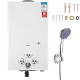 Gas Durchlauferhitzer 18Liter Outdoor Tragbarer Gas-Wassererhitzer...