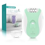 VOGOE Epilierer Damen mit 21 Pinzetten & LED-Licht, 2 Geschwindigkeiten...
