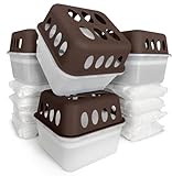 KARAT 4 x Luftentfeuchter mit 8 x 400g Nachüll-Beutel Granulat Raumentfeuchter...