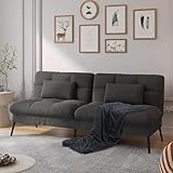 Herpaty Sofa 3 Sitzer Sofa Schlafsofa mit Schlaffunktion, überzug Futon...