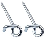 ALPENSTAHL 2x Sicherheits-Schaukelhaken Stahl verzinkt - Schaukel-Aufhängung...