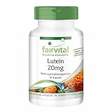 Fairvital | Lutein 20mg + Zeaxanthin - Hochdosiert & mikroverkapselt - VEGAN -...