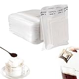 50 Stück Hängende Ohrtropf Kaffeebeutel,Drip Coffee Bag Einweg,Drip Coffee...