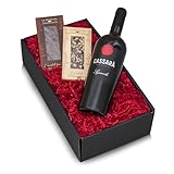 The Wine Guys Präsentkorb „Schokoladenliebe' mit Wein und Schokolade in einem...