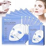 Collagen Maske Overnight (6 Stück) – Koreanische Gesichtsmaske mit...