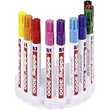 edding 3000 Permanentmarker - 10 Stifte in Stiftehalter - Rund-Spitze 1,5-3 mm -...