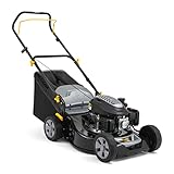 Alpina Rasenmäher Benzin AL5 46 SHQ, Radantrieb, 60L Korb, 46cm Schnitt, bis zu...